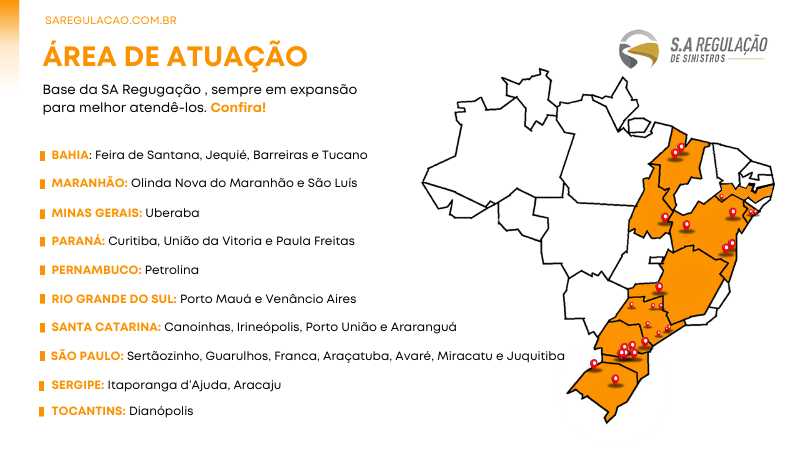 A Regulaçao Area de atuaçao atendidas